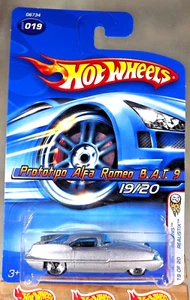 2005 Hot Wheels #19 First Editions PROTOTIPO ALPHA ROMEO B.A.T. 9 Silver w/5Dot - Picture 1 of 5