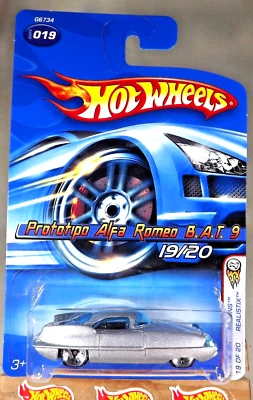 2005 Hot Wheels #19 First Editions PROTOTIPO ALPHA ROMEO B.A.T. 9 Silver w/5Dot - Image 1 of 4