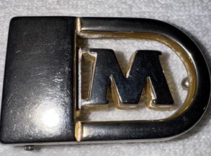 Monogrammed "M" Belt Buckle - Picture 1 of 3
