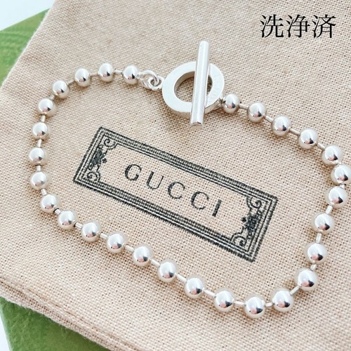 Orecchini merce 21 puliti GUCCI 925 bracciale argento uomo s Y568 accessori