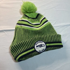 Seattle Seahawks Beanie Knit Hat Cap New Era NFL Apparel Officially Licensed - Picture 1 of 8