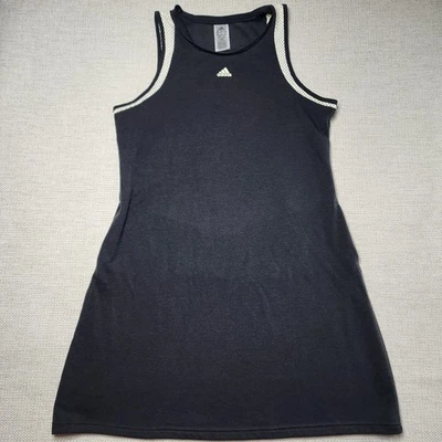 Adidas Tank Dress Women’s Size 2XL Black and White Logo Cotton Blend - Image 1 of 4