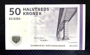2009 DENMARK - 50 KRONER - P#38 - XF+ - MB9 - Picture 1 of 2