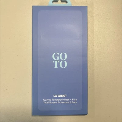 GO TO Tempered Glass & Film Screen Protector for LG Wing 5G Brand New  - Image 1 of 4
