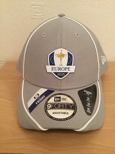 Ryder Cup 2025 Team Europe Friday New Era 9Forty Grey Cap Hat Grey Golf - Picture 1 of 4
