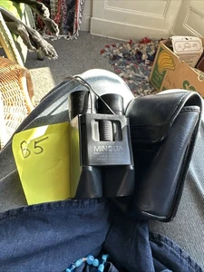 Minolta Pocket 10x25 Binoculars With Original Case. Field 5.5. Multi Coated - Picture 1 of 12