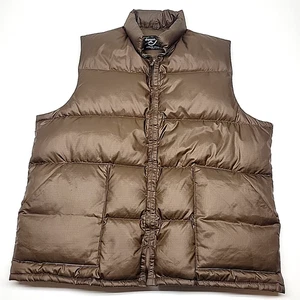 Chaleco acolchado de plumón vintage para hombre XL EE. UU. Colección Ártica de nailon aislado - Imagen 1 de 20