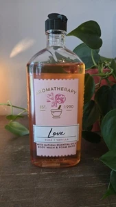 Bath and Body Works LOVE Aromaterapia Rosa y Vainilla 10 OZ 90% COMPLETO - Imagen 1 de 2