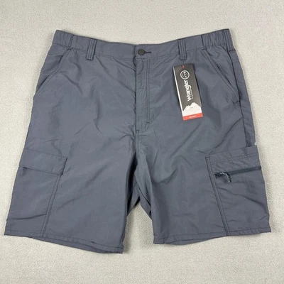 Pantalones Cortos Wrangler ATG Peak Para Hombres 40 Azul Nylon Carga Senderismo 9 Entrepiernas Foto 1 de 4