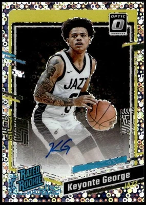 Donruss Optic #290 Keyonte George Fast Break Holo Auto E1 2023-24 Foto 1 de 2