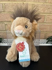 BNWT Keel Toys Keeleco 18cm Lion Animal Soft Plush Toy 100% Recycled Materials - Picture 1 of 9