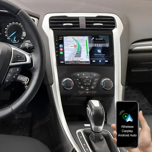 CARPLAY CAR STEREO FOR FORD FUSION MONDEO 2013-2019 ANDROID 13 GPS Navi RADIO - Picture 1 of 17