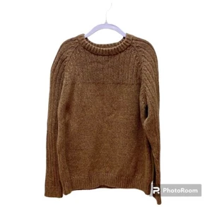 Columbia Boys Brown Cable Knit Sweater Size Medium - Picture 1 of 7