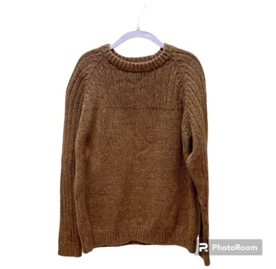 Suéter Columbia Boys Marrón Tejido con Cable Talla Mediana  Foto 1 de 4