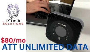 Att Unlimited Data plan hotspot included Nighthawk M1 MR1100..Read Description - Picture 1 of 1