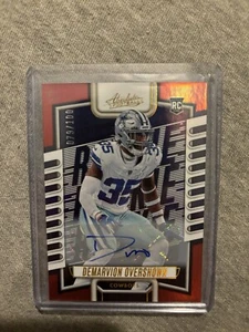 2023 Panini Absolute Demarvion Overshown Red Spectrum Autograph /100 - Picture 1 of 2