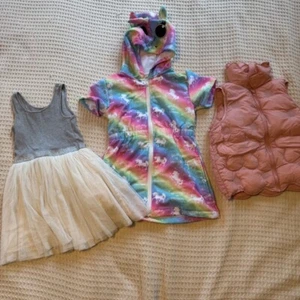 Girl 6Y lot dress vest robe - Picture 1 of 7