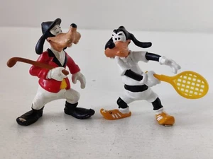 Vintage Bully Bullyland 1984 Disney Olympics Goofy Tennis & Polo Figures 7cm - Bild 1 von 6