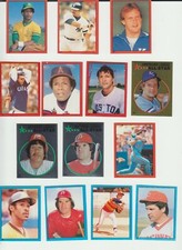 1982 Topps Baseball Stickers SET BREAK singles #121-140    FOIL All-Stars