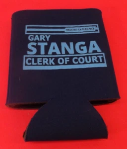 Election Koozie | Enfriador de latas | Porta cerveza | GARY STANGA EMPLEADO DE CORTE - Imagen 1 de 2