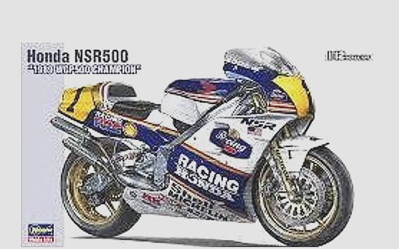 HASEGAWA BIKE ITEM 21504 BK4 Honda NSR 500 1989 WGP500 Champion SCALE KIT 1/12 - Immagine 1 di 1