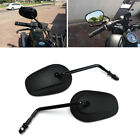 Black Motorcycle Long Stem Side Mirrors For HarleyDavidson Sporster 1200 883 XL