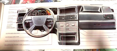 Manuale Libretto Uso e Manutenzione Lingua Italiano @ FIAT TEMPRA auto epoca - Immagine 1 di 4