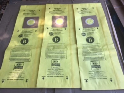 (Lot of 3) Genuine Hoover Upright Type B Allergen Filtration Bags 4010102B (NEW) - Image 1 of 2