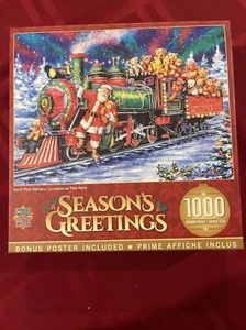 MasterPieces Christmas Season’s Greetings North Pole Delivery 1000 pc Puzzle - Picture 1 of 2