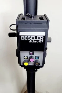 Besler Dichro 67C Colorhead  Lens W/Adjustable Tower And Base - Picture 1 of 24
