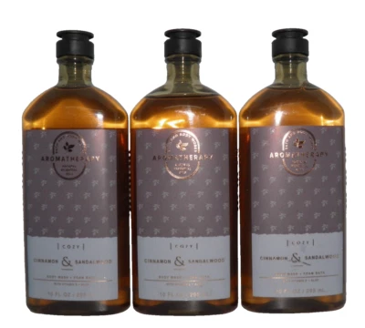 Bath & Body Works КОРИЦА САНДАЛОВОЕ ДЕРЕВО (КОМПЛЕКТ ИЗ 3 УПАКОВОК) пена для мытья тела ванна  - Изображение 1 из 4