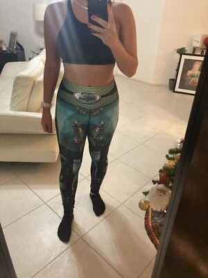 Leggings colombianos JARAFIT BATMAN cintura alta talla única/para todos, botín levantamiento  Foto 1 de 4