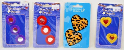 Lot of 4 Hirschberg Schutz Decorative Details Embroidered Patch Mixed Theme NIP - Image 1 of 2