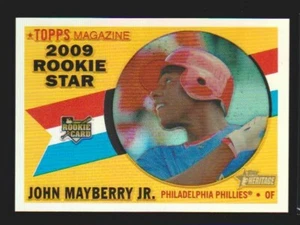 2009 TOPPS HERITAGE CHROME REFRACTOR #119 JOHN MAYBERRY JR PHILLIES SP #250/560 - Picture 1 of 1