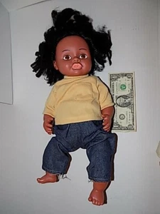 16" MARVEL EDUCATION COMPANY Multicultural School Doll Tan Shirt #Three - Picture 1 of 4