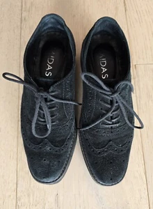 Midas Coffee Suede Leather Shoes Size 36 - Picture 1 of 4