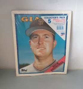 Vintage Giants SF San Francisco 1988 Topps Baseballkarte Sport Portfolio Ordner 5 Stück - Bild 1 von 5