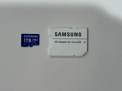Samsung Pro Plus 1TB MicroSDXC MicroSD Memory Card Class 10 U3 MB-MD1T0SA/AM - Image 1 of 4