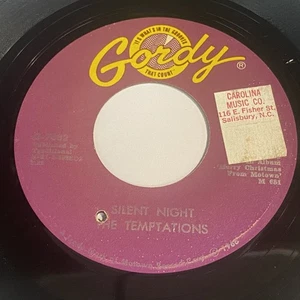 The Temptations: Silent Night / Rudolph, The Red Nosed Reindeer 45 - Gordy - Imagen 1 de 2