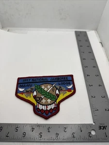 133 Ma-Nu Lodge 1997 National Jamboree Flap Black Border OA Order of the Arrow - Bild 1 von 1