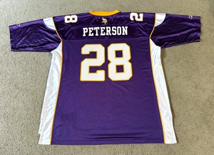 Reebok Minnesota Vikings Adrian Peterson NFL Jersey - Size 2XL - Picture 1 of 5