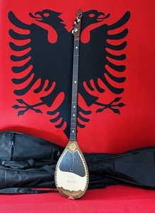 Cifteli Qifteli Çifteli Albanian music Instrument new with bag, 10 spare strings - Picture 1 of 2