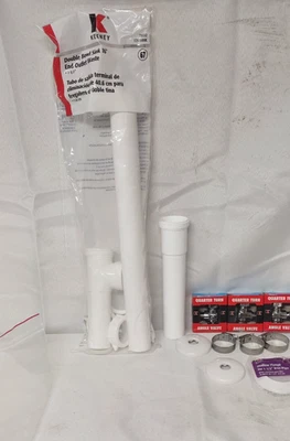 KEENEY HOLDINGS LLC DOUBLE BOWL Kitchen Sink PLUMBING MASTER KIT / 15 Piece Kit