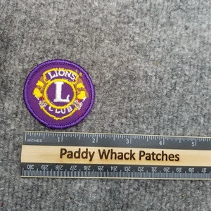 Vintage Lions Club International Patch Small 2" F2 - Picture 1 of 2