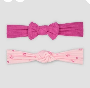 💕 Paquete de 2 envoltorios para la cabeza de bebé CARTER'S * 0-12 meses * NUEVO CON ETIQUETAS - Muy bayas - Imagen 1 de 1