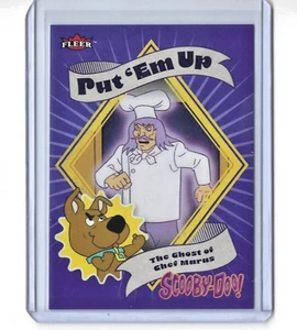 Pegatina Fleer Scooby Doo 2025 The Ghost of Chef Maras Put Em Up #54 - Imagen 1 de 1