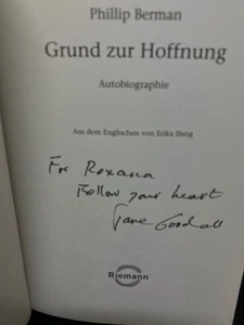 Grund zur Hoffnung : Autobiographie. Jane Goodall. Phillip Berman. Aus dem Engl. - Bild 1 von 3