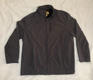 The Foundry Men's Full Zip Black Fleece Jacket Size XXL - Picture 1 of 4