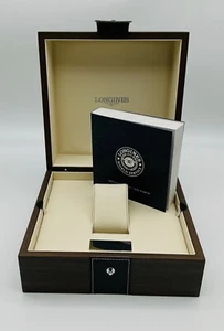 Genuine LONGINES Large The Longines Heritage Classic Wooden Watch Box, Complete - Picture 1 of 19