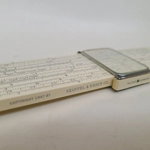 Keuffel & Esser 1947 Slide Lineal & Case Log Decitrig Duplex Mathematik Wissenschaft 619845 - Bild 1 von 24